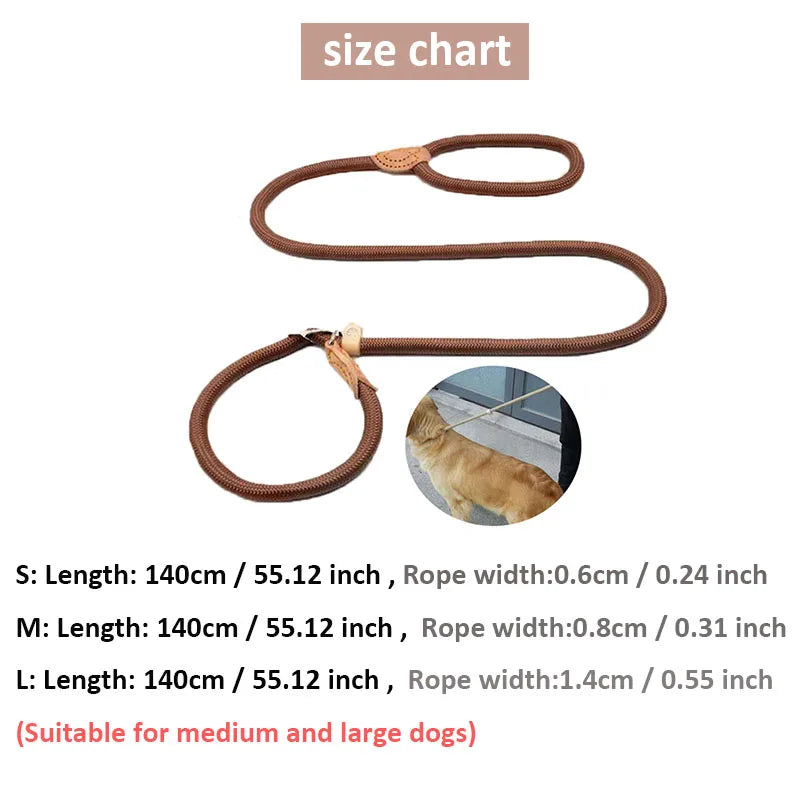 Collar Harness Dog Leash Nylon Pet Lead Leash Adjustable Dog Harness Durable Rope Belt Lightweight Dog Accessories Pet Collar