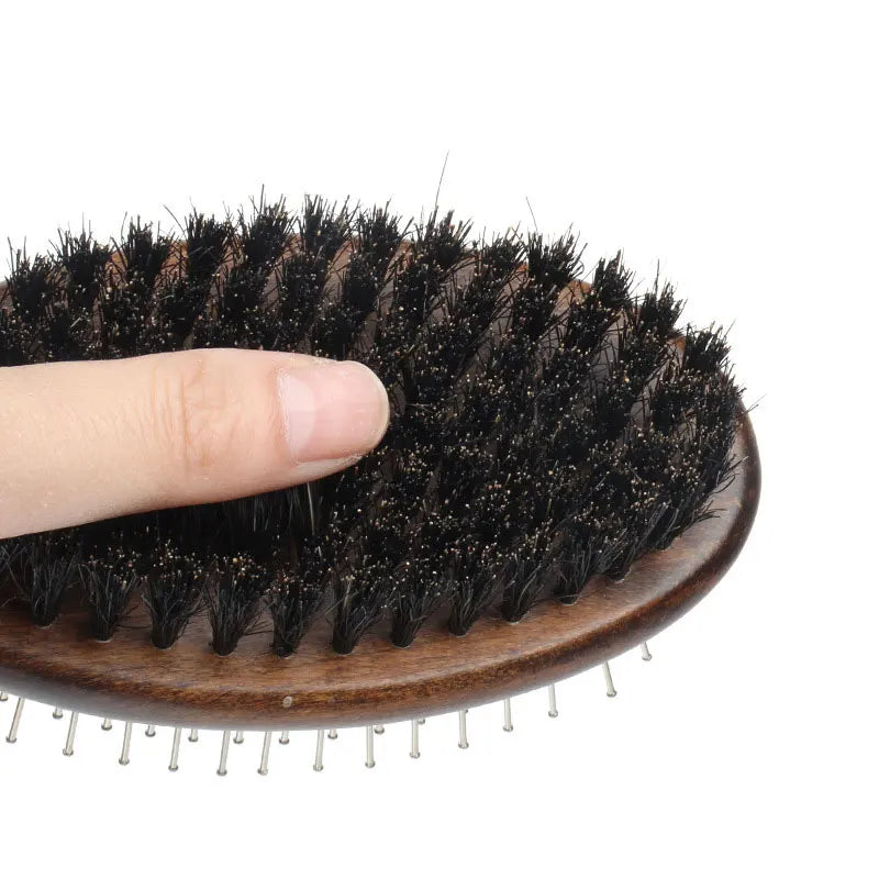 Double Faced Dog Comb Wooden Handle Long Hair Short Hair Puppy Cat Brush Massage Bath Brush Pet Grooming Tools Dog Accessories