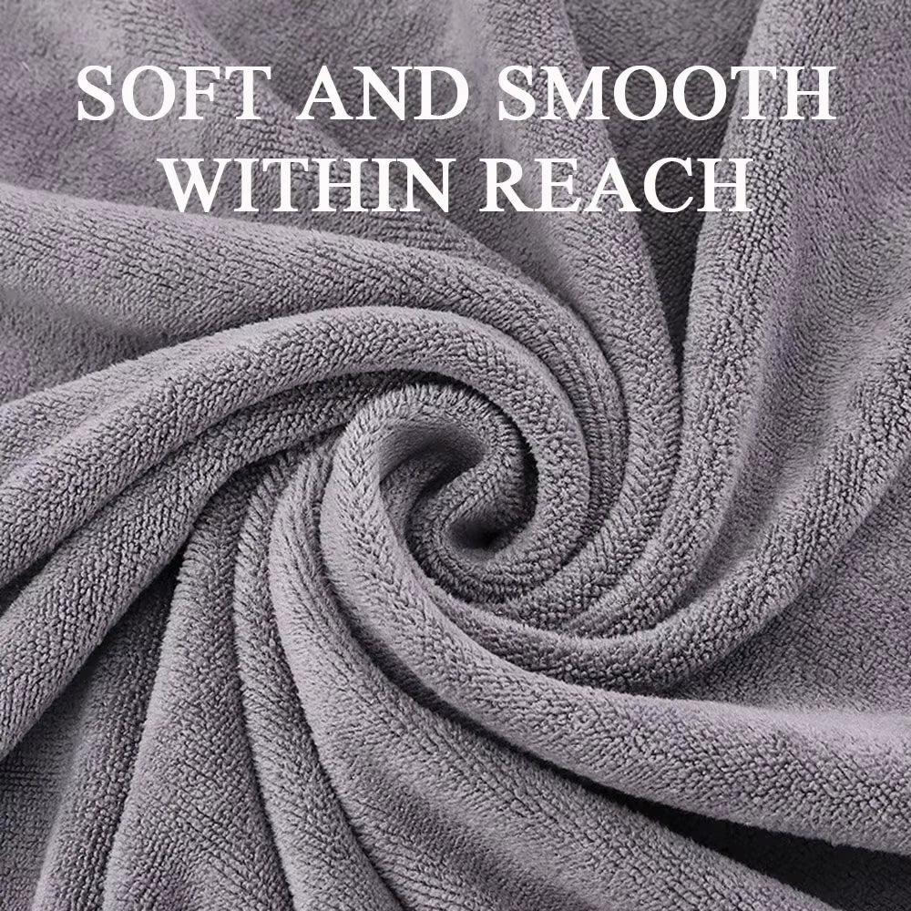 Microfiber Bath Embroidered Super Soft Absorbent Quick Thick Dog Cat Blanet for Dogs Batoe Grooming