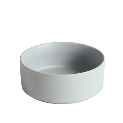 Ceramic Dog Bowl Cat Food Water Bowls with Wood Stand No Spill Large Feeder Dish for Dogs Cats Feeding Puppy Bowls Pet Supplies