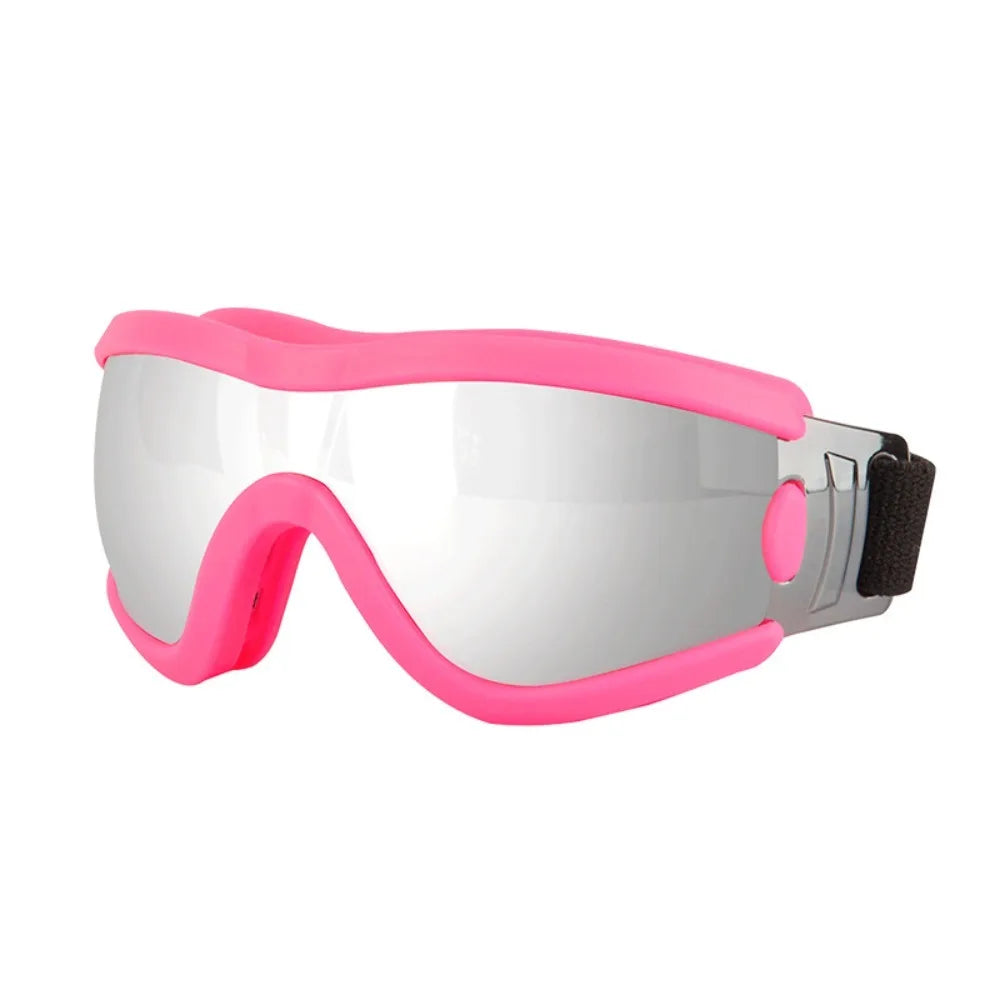 Cool Adjustable Strap Dog Goggles UV Resistant Waterproof Dog Sunglasses Windproof Anti-Fog Pet Glasses Travel