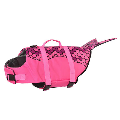 Pet Life Jacket Dog Costume Summer Mermaid Swimming Clothes for Dogs Vest Water Sport Surfing Buoyancy Vest Dog Life Jacket