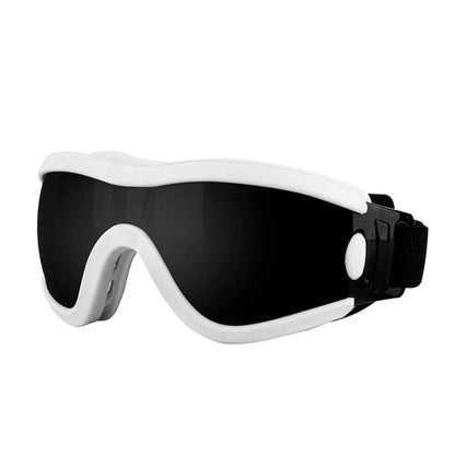 Cool Adjustable Strap Dog Goggles UV Resistant Waterproof Dog Sunglasses Windproof Anti-Fog Pet Glasses Travel