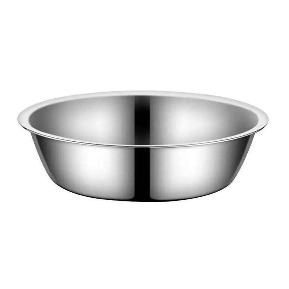 Large Capacity Dog Bowl Stainless Steel Pet Feeding Bowl Cat and Dog Food Drinking Bowl Metal Feeder Bowl Durable and Cheap
