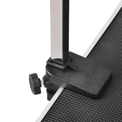 46In Professional Dog Pet Grooming Table Large Adjustable Heavy Duty Portable W/Arm & Noose & Mesh Tray