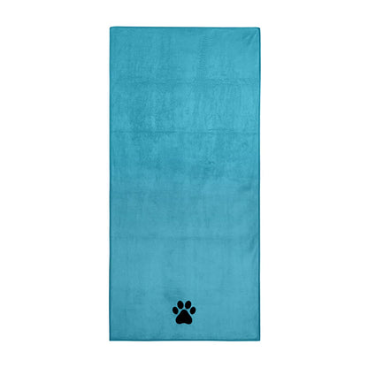 Microfiber Bath Embroidered Super Soft Absorbent Quick Thick Dog Cat Blanet for Dogs Batoe Grooming