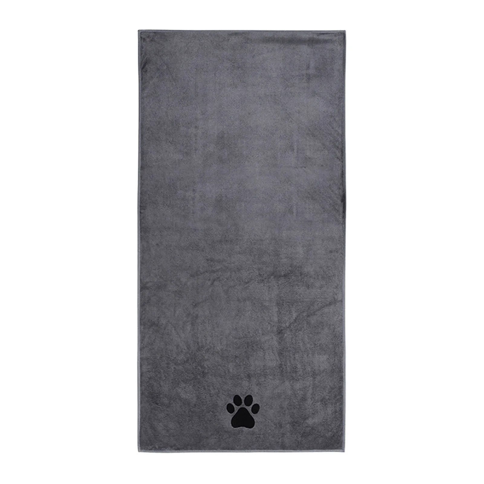 Microfiber Bath Embroidered Super Soft Absorbent Quick Thick Dog Cat Blanet for Dogs Batoe Grooming