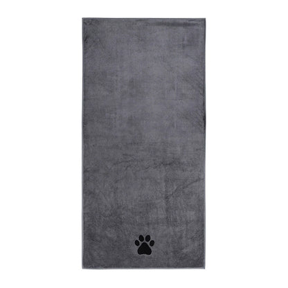 Microfiber Bath Embroidered Super Soft Absorbent Quick Thick Dog Cat Blanet for Dogs Batoe Grooming