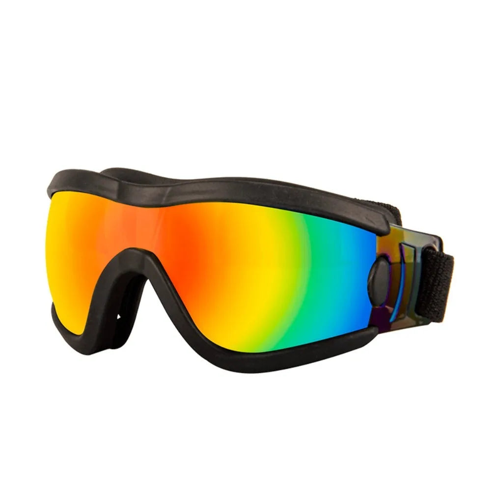 Cool Adjustable Strap Dog Goggles UV Resistant Waterproof Dog Sunglasses Windproof Anti-Fog Pet Glasses Travel
