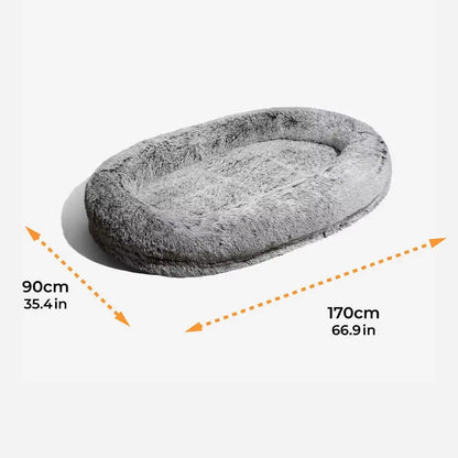 Super Large Dog Sofa Bed round Dog Bed Plush Pet Kennel Bed Mats Pet Cat Bed Winter Warm Sleeping Floor Mats for Large Dog