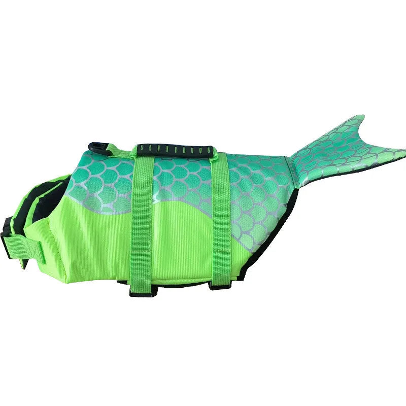 Pet Life Jacket Dog Costume Summer Mermaid Swimming Clothes for Dogs Vest Water Sport Surfing Buoyancy Vest Dog Life Jacket