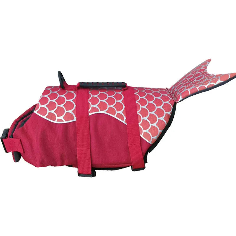 Pet Life Jacket Dog Costume Summer Mermaid Swimming Clothes for Dogs Vest Water Sport Surfing Buoyancy Vest Dog Life Jacket