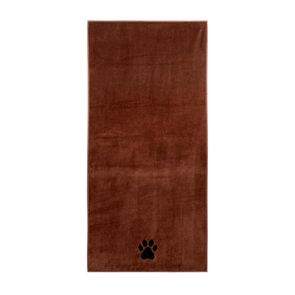 Microfiber Bath Embroidered Super Soft Absorbent Quick Thick Dog Cat Blanet for Dogs Batoe Grooming