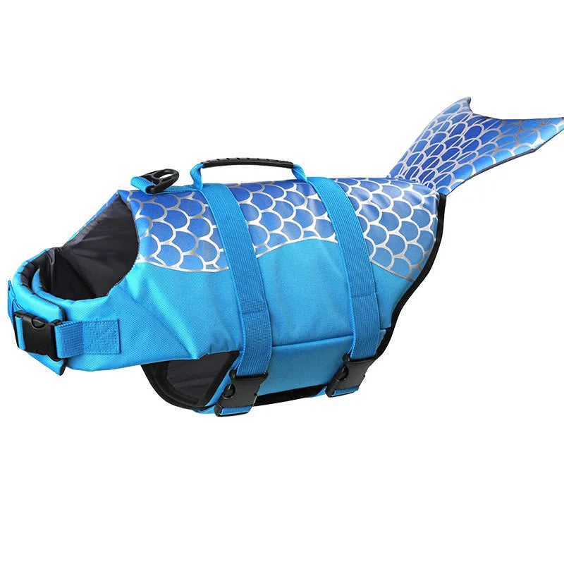 Pet Life Jacket Dog Costume Summer Mermaid Swimming Clothes for Dogs Vest Water Sport Surfing Buoyancy Vest Dog Life Jacket