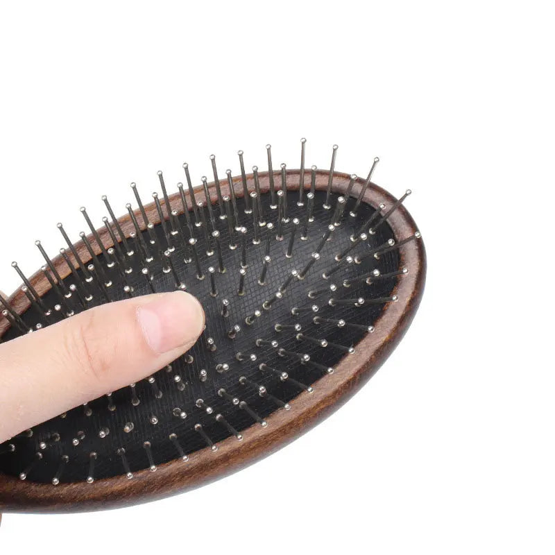 Double Faced Dog Comb Wooden Handle Long Hair Short Hair Puppy Cat Brush Massage Bath Brush Pet Grooming Tools Dog Accessories