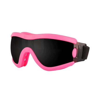 Cool Adjustable Strap Dog Goggles UV Resistant Waterproof Dog Sunglasses Windproof Anti-Fog Pet Glasses Travel